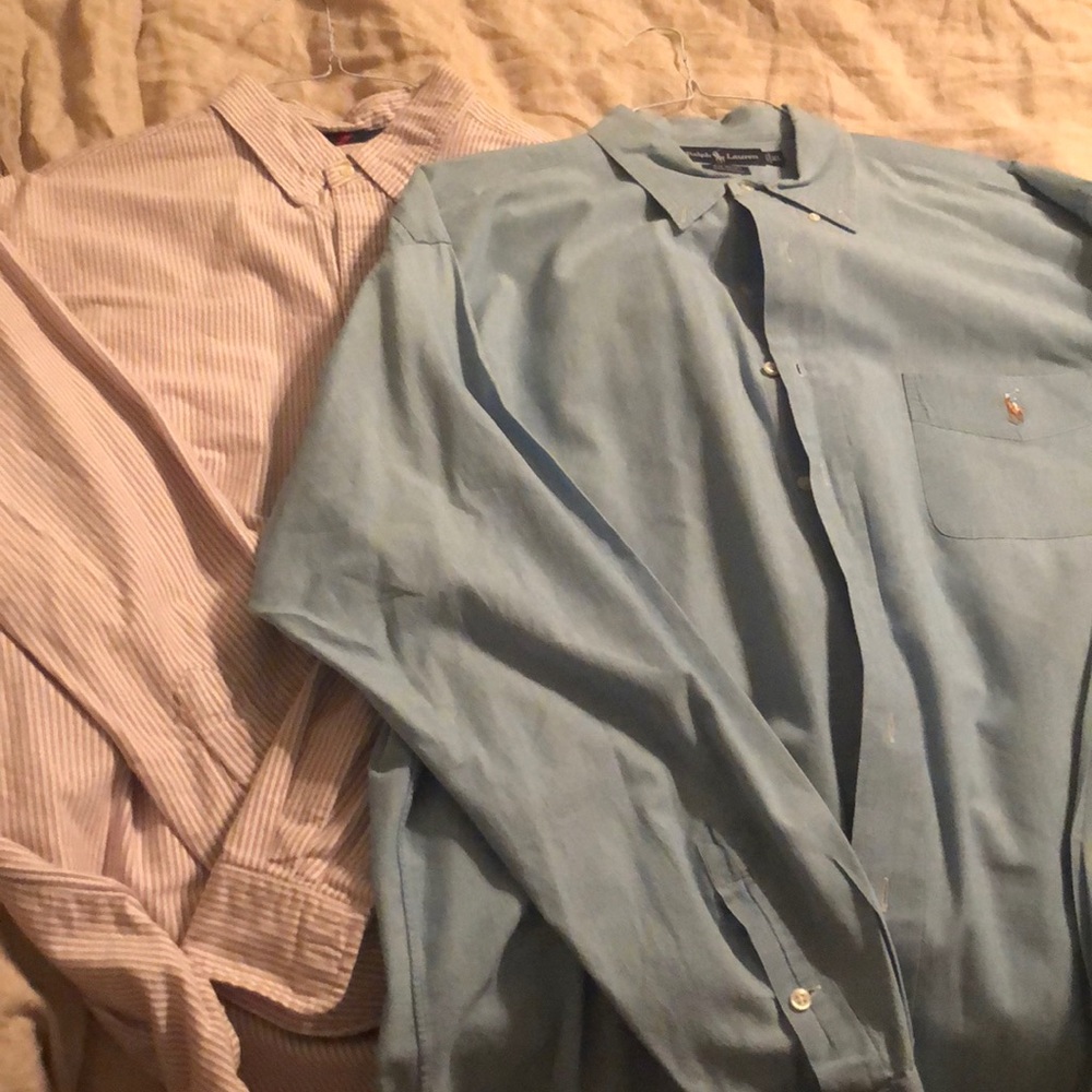 Lot of 2 Ralph Lauren Shirts Size XL
